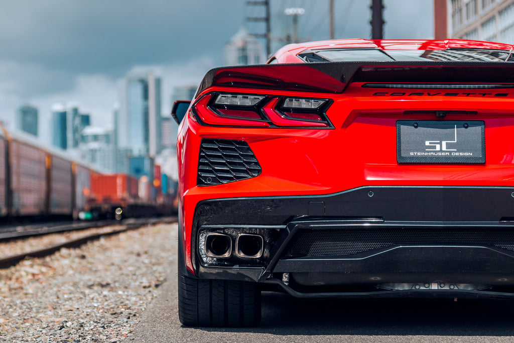 Steinhauser Design C8 Carbon Fiber Rear Blade Spoiler