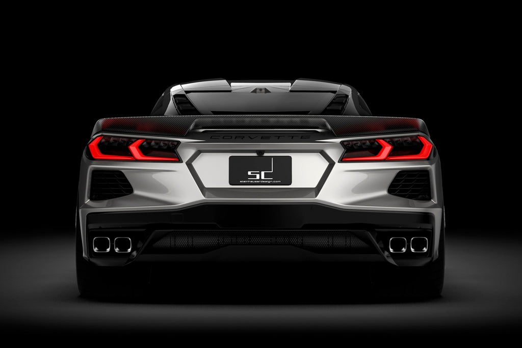 Steinhauser Design C8 Carbon Fiber Rear Blade Spoiler